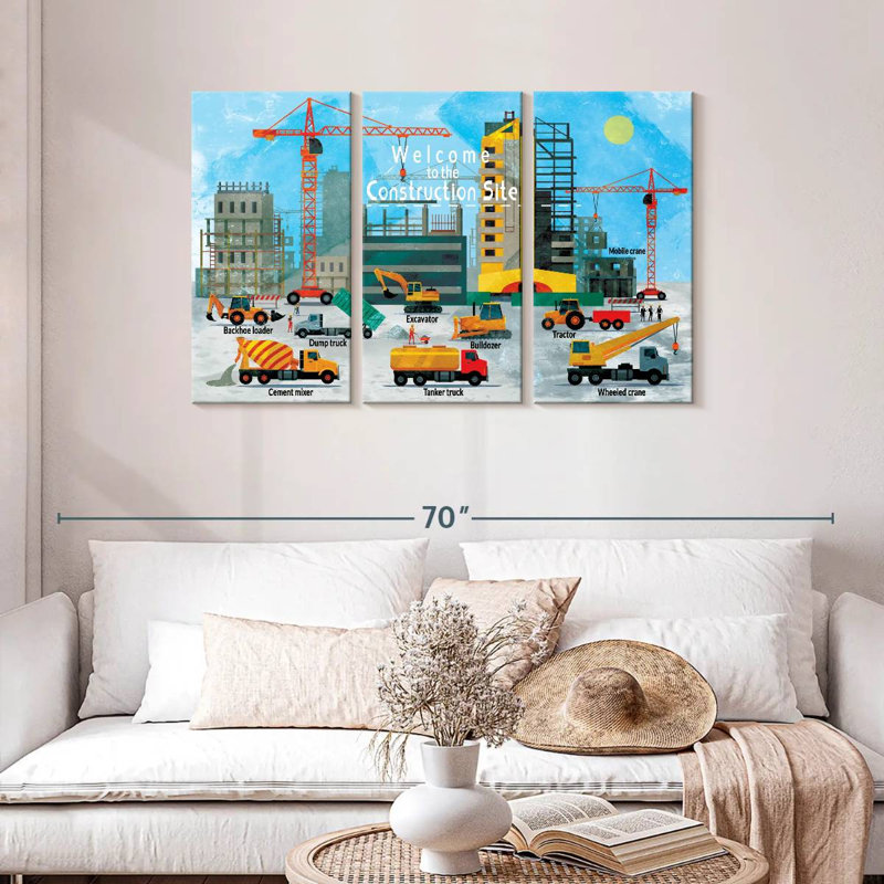 Tableau des chantiers Ashelle, H 28 po x l 45 po