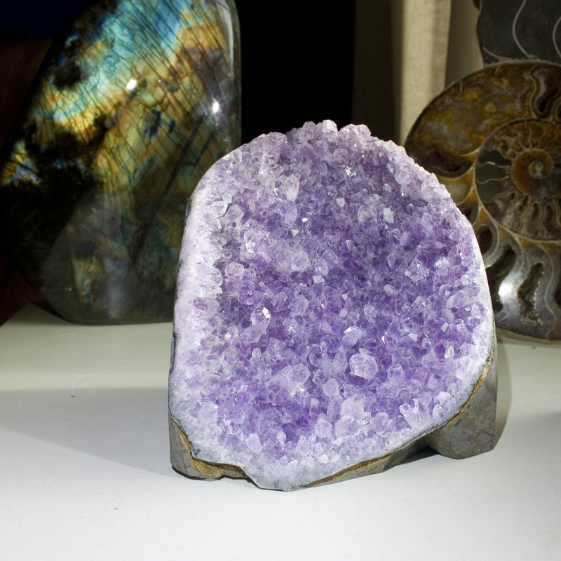 Sparkling Cut Base Amethyst Geode - Brazil