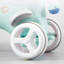 Blue 'Rocking Horse - Vélo d'équilibre avec siège, poignée, et teinture pour planche
