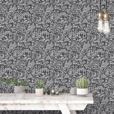 Baskin 10m x 53cm Matte Wallpaper Roll