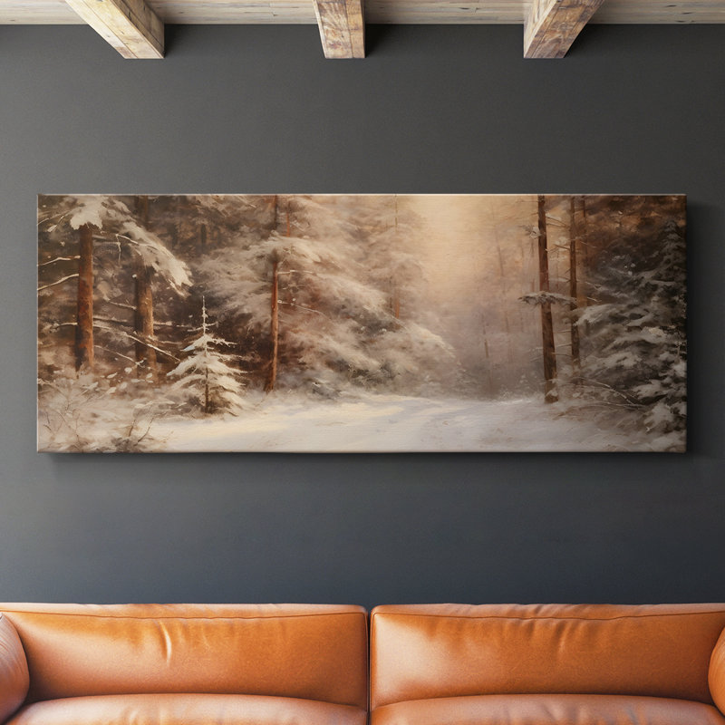 Série paysage - CML XXIX - Toile tendue avec châssis - Prêt à accrocher, H 16 po x l 40 po