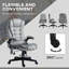 Fauteuil de bureau vibrant à 6 points avec massage lombaire-1803639233