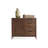 Modern Nut-Brown Solid Wood Sideboard