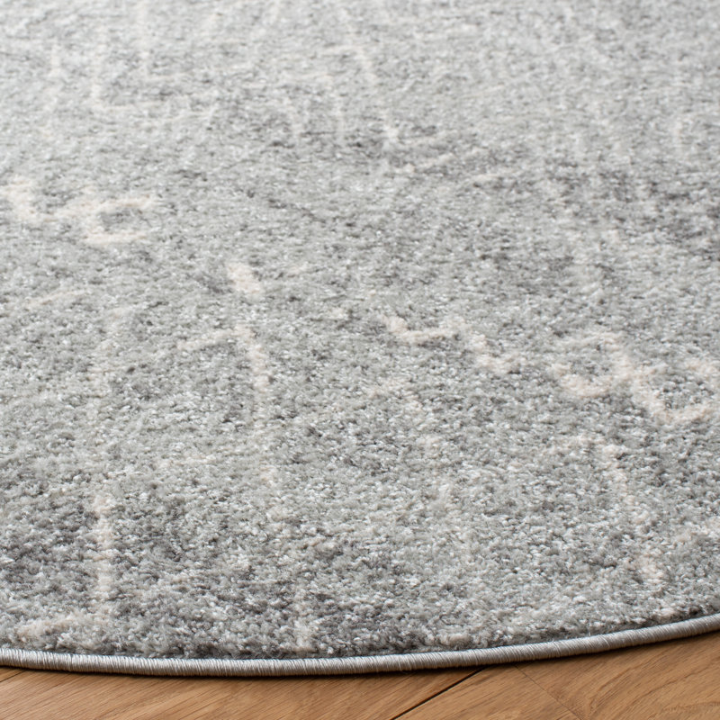 Shackelford 700 Performance Geometric Rug, Round 6'7"