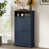 Bleu marine / brun