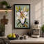 White Lily Study Botanical - Wrapped Canvas-1219030782-1219030768