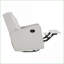 Fauteuils inclinables | Fauteuil inclinable et pivotant Milah | Polyester gris clair