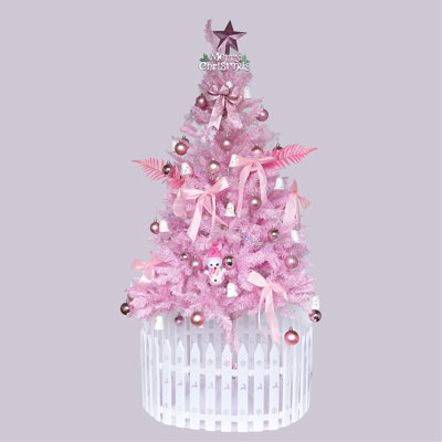Arbre de Noël 5 pi rose