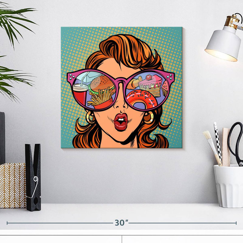 Caricature de Leisha aime la nourriture