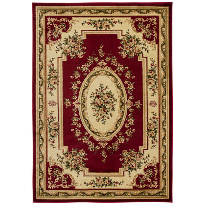 Tapis oriental Frasher Performance, Rectangle 3 pi 3 po x 5 pi 3 po, Red/Ivory