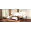 Structure de très grand lit avec tête de lit, lit plateforme en bois de style rétro avec support en lattes de bois, structure de lit très grand sans sommier, assemblage facile, blanc-1688016657