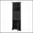 Black Triangle Tall Cabinet With 3 Drawers And Adjustable Shelves For Bathroom, Kitchen Or Living Room, MDF Board With Painted Finish-1235282037