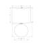 Lighting, 16 po, lampe de table, abat-jour crème, céramique crème, contemporain-916306439