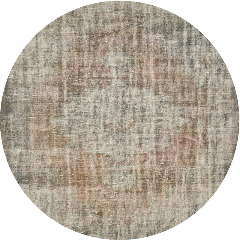 Debose Indoor Rug, Round 8'