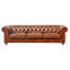 Canapé Chesterfield en cuir fleur Paris 97,2 po Paris Club-121429801