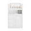 Lit superposé simple avec tablettes et tiroirs-120218258-120218256