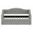 Elegant Daybed Frame with Padded Design, Ambient LED Lighting and Convenient Drawers