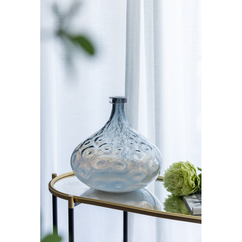 Vase de table en verre 13,2 po Zaeya