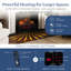 Country Living Infrared Electric Log Set Heater - Faux Logs Insert with Flickering Flames
