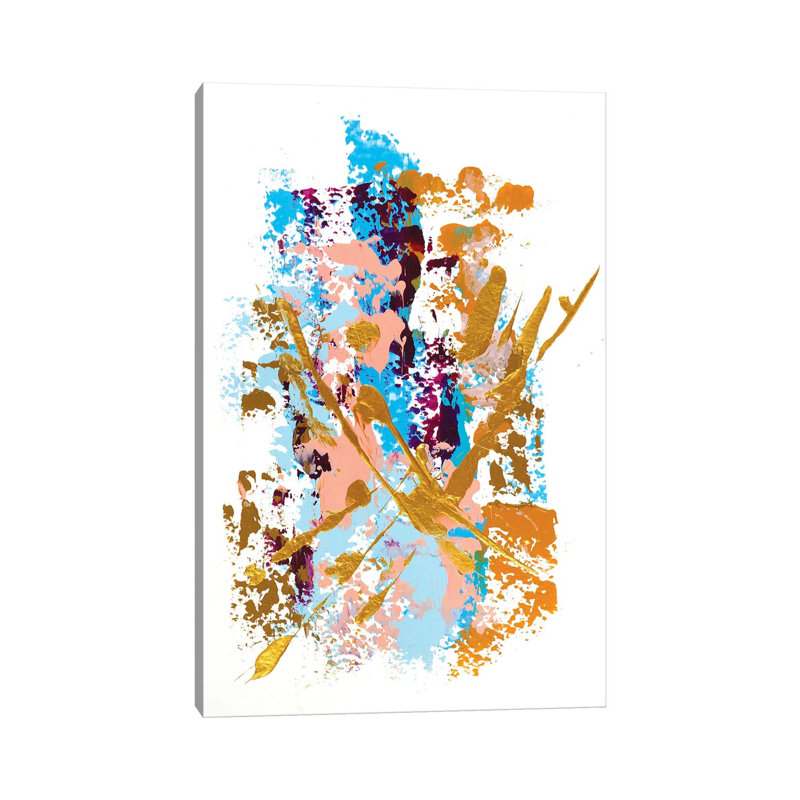 Summer Party II by Monika Mickute - Wrapped Canvas Painting, 20.32 cm H x 30.48 cm W