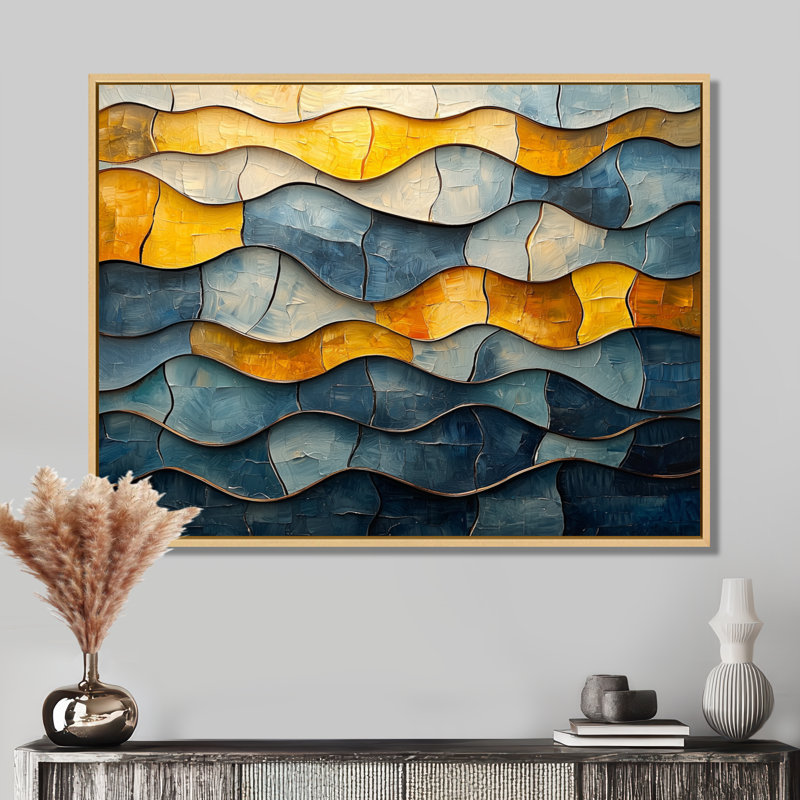 Withrow - Abstract Canvas Art Print, H 34 po x l 44 po, Toile tendue, Ne s’applique pas