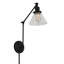Lampe avec bras pivotant Vannatta avec interrupteur marche / arrêt en or satiné-1451475567