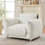 Chaise d'appoint moderne avec canapé Sherpa moderne 42 "l chaise d'appoint pour salon