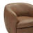Marcy Geniue Leather Swivel Barrel Chair-1334272691