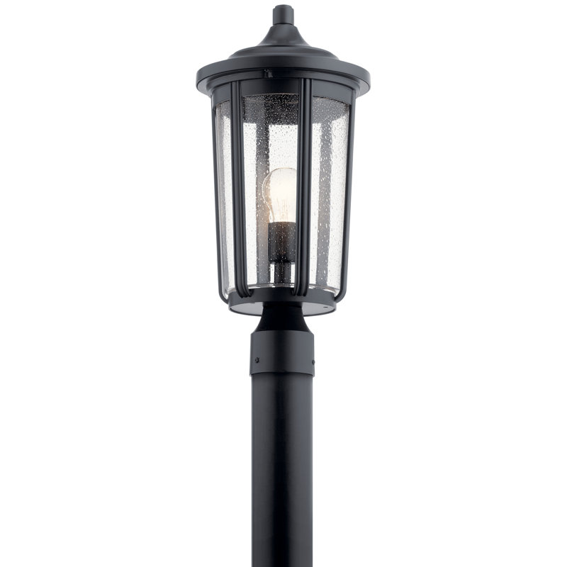 Lampadaire noir câblé à 1 lumière de 19,25 po Cociani (double)