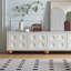 White high appearance level storage TV cabinet-110154157