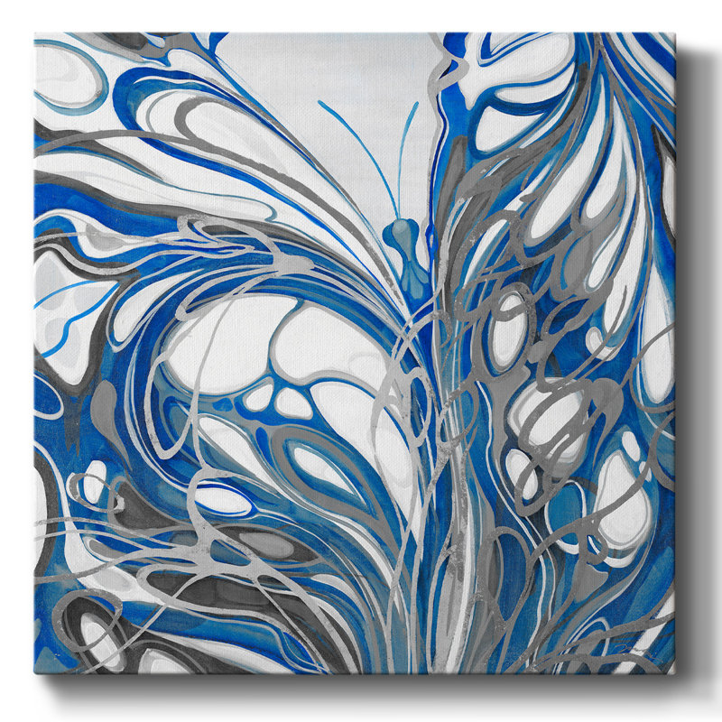 FLIGHT OF THE BUTTERFLY II-Gallery Wrapped Canvas, 24" H x 24" W x 1.5" D