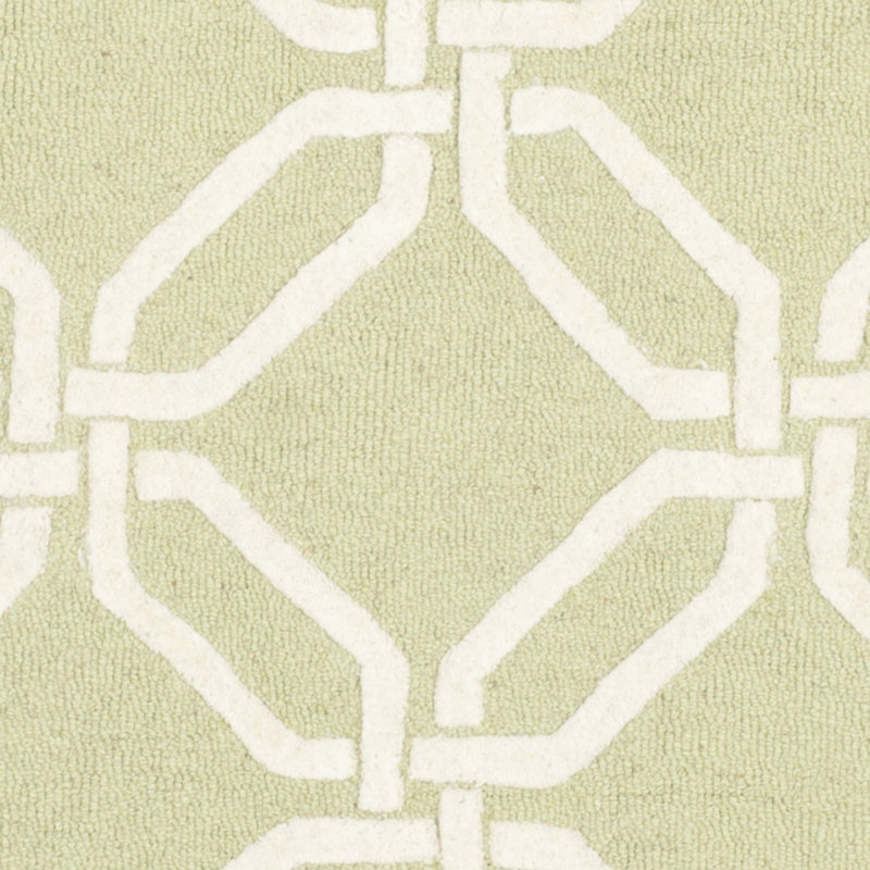 Cambridge Hand Tufted Wool Geometric Rug, Round 6'