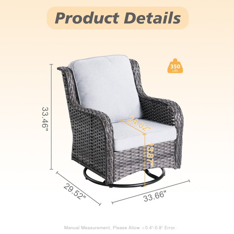 NTC 9 - Ensemble de conversation avec coussins pour personne, Gris, gris