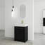 Meuble-lavabo autoportant avec lavabo en résine
