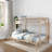 Standard Bunk Bed with Ladder on End-1731963498-1731963497