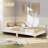 Upholstered Daybed Rivet-tufted Platform Bed With Metal Legs-1462412989-1462412987