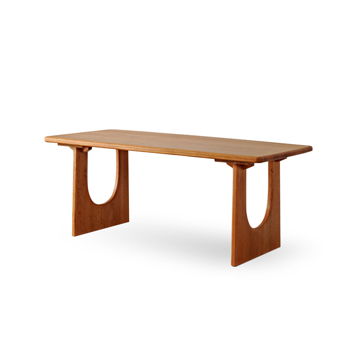 Cozynest Cherry Rectangular Solid wood Butterfly Leaf Dining Table ...