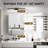 Bathroom Medicine Cabinet with Mirror, Recessed or Surface Mount, Adjustable Shelves & Behind Door Storage-1550125319