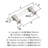 Glacio 3 inch (76mm) Center-to-Center Clear/Satin Nickel Cabinet Pull-112499403-112499400