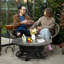 Foyer au bois avec barbecue et couvercle-2057382914