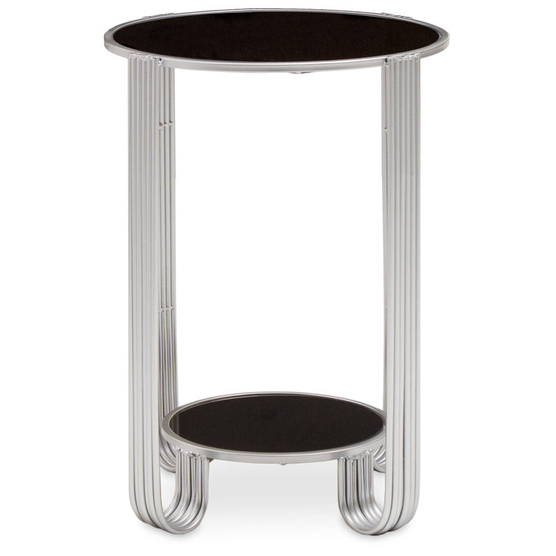Glass Top End Table