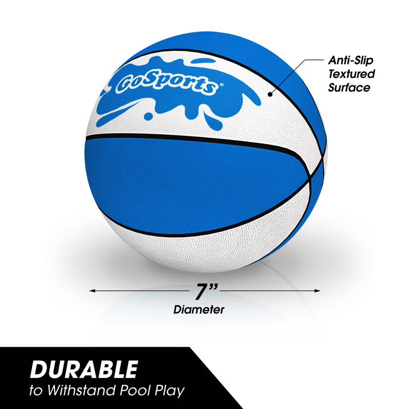 Ballons de basketball GoSports - Taille 3 (7 pouces), Bleu