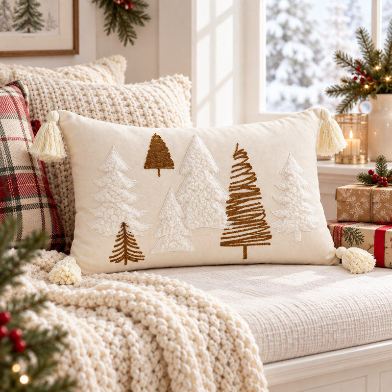Housse de coussin lombaire 12 po x 20 po