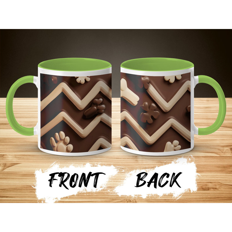 Chevron 11oz Accent Coffee Mug