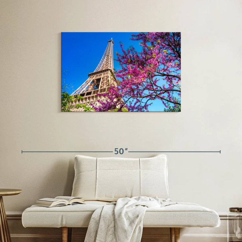 Fleurs de la Tour Eiffel, H 24 po x l 36 po