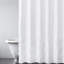 Rideau de douche Farmhouse Chic avec bordure en zigzag à volants, tissu en polyester doux et durable, œillets résistants à la rouille, ourlet lesté, lavable à la machine pour la décoration de la salle de bain