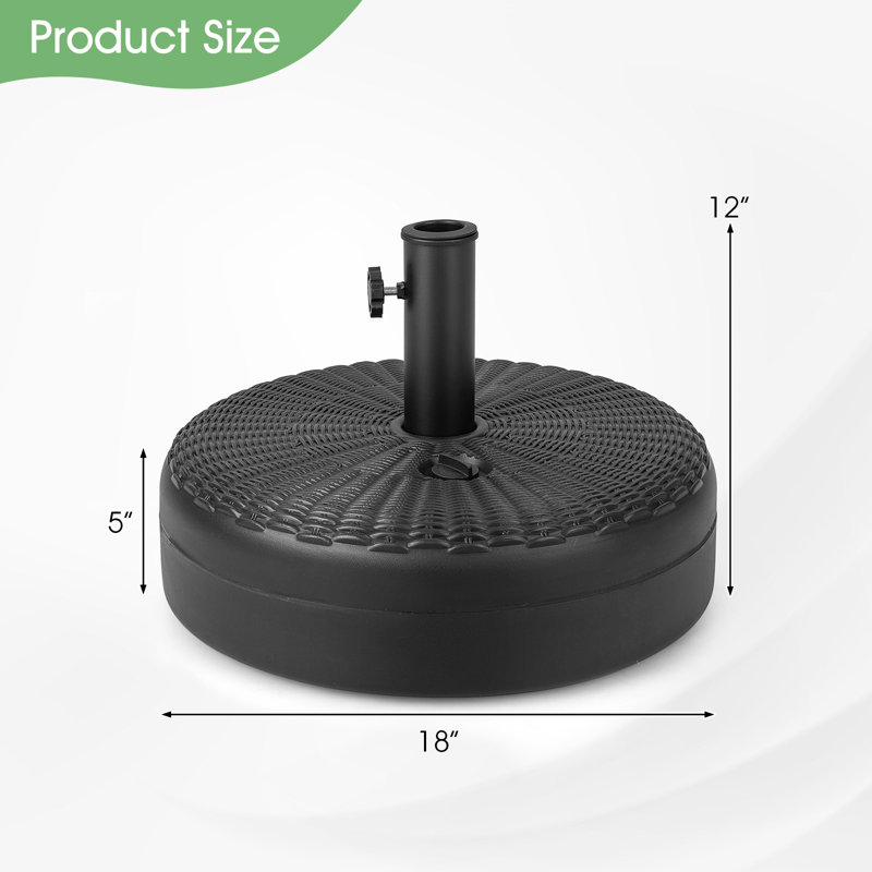 Base de parasol en PEHD Winon
