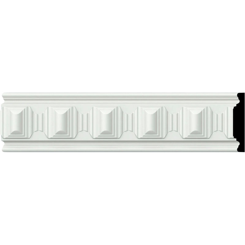 Rail de chaise Endurathane Carrillo, H 2 3/8 po x P 5/8 po, L 94 1/2 po, (répétition 1 7/8 po), apprêté en usine