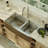 Karran 16-Gauge Stainless Steel 36'' X 22-1/4'' 60/40 Double Bowl Farmhouse Apron Front Sink Kit