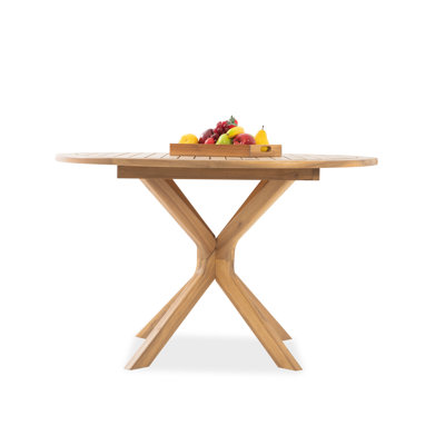 Badgley 47" Acacia Patio Dining Table